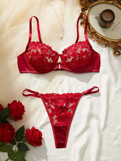 Ensemble de sous-vêtements Sexy, doux pour la peau, en dentelle, Ensemble de vêtements intérieurs confortables Clickbing Market