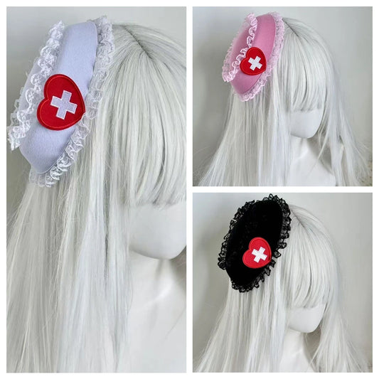 Épingle à cheveux, bordure en dentelle
