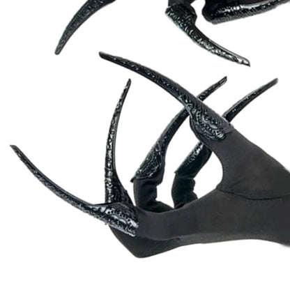 Gants à ongles longs et effrayants, accessoires de costume