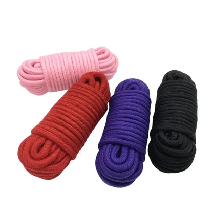 Corde de Bondage en coton doux de 5 à 20m, Kit de jouets sexuels pour jeu de rôle Bdsm, produit de jeu pour Couples Clickbing Market