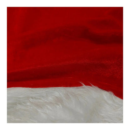 Robe de noël en velours Sexy, sans bretelles, avec capuche, chauffe-jambes, Costume rouge Clickbing Market