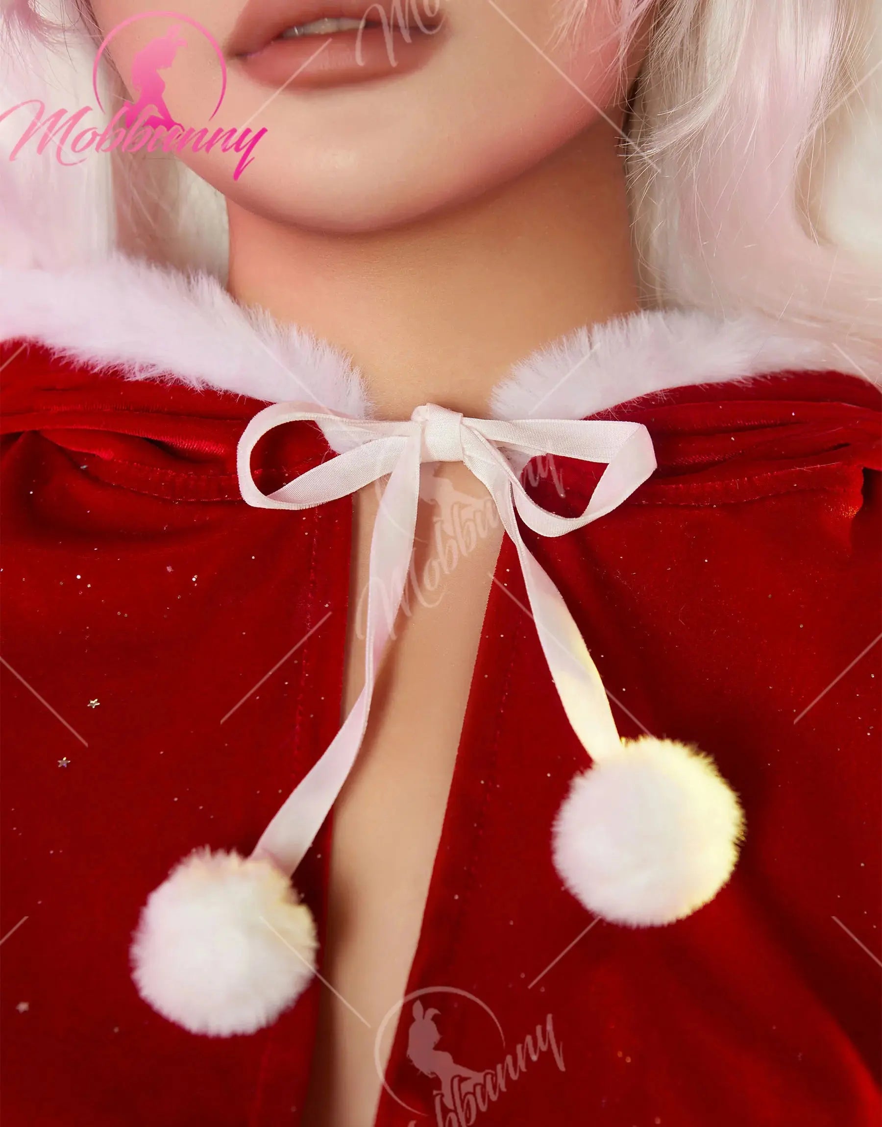 Ensemble de lingerie lapin, chapeau de chambre plus lent, haut rouge, culotte et jupe Clickbing Market