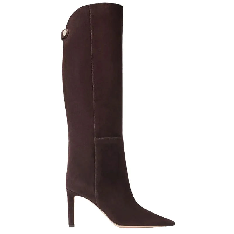Bottes hautes en cuir de bœuf