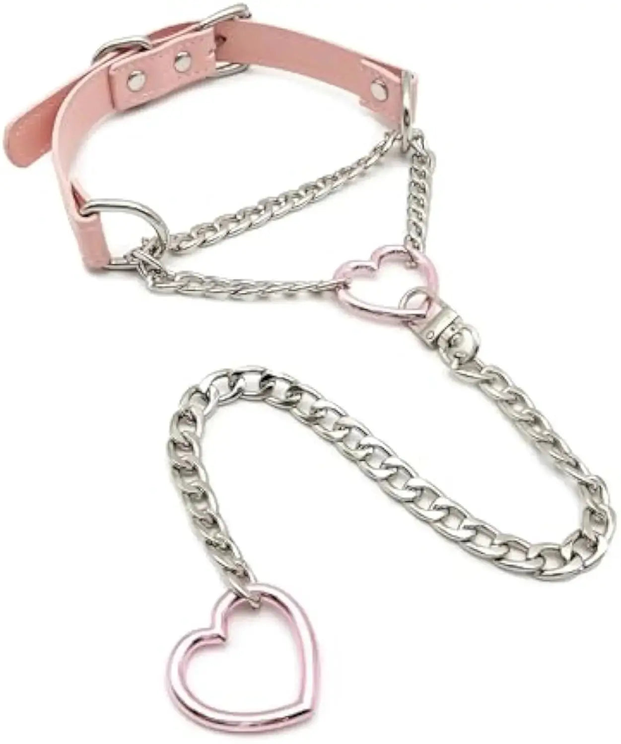 Collier ras du cou, joint torique chaîne coulissante en cuir Clickbing Market